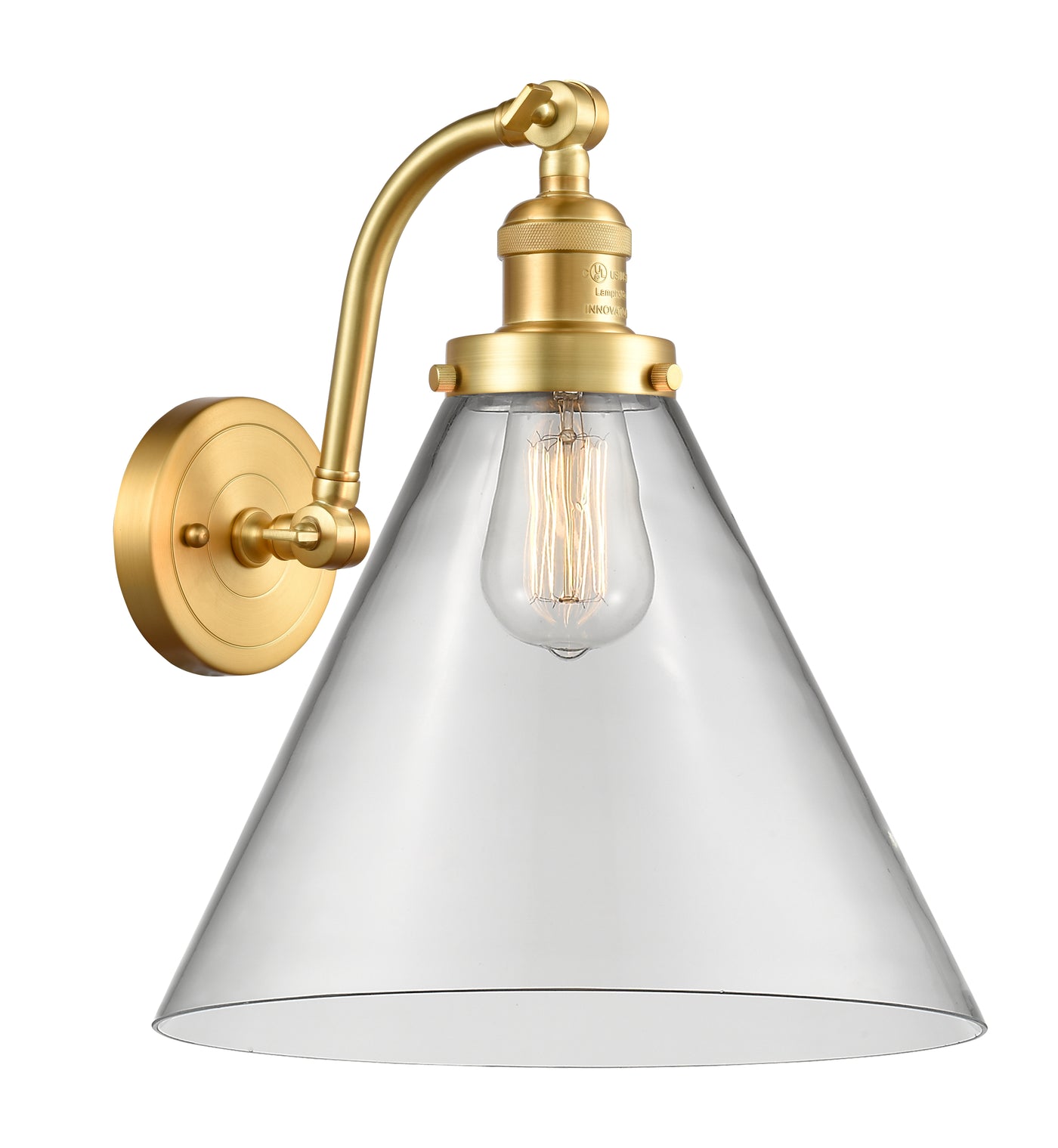 Franklin Restoration Sconce Cast Brass