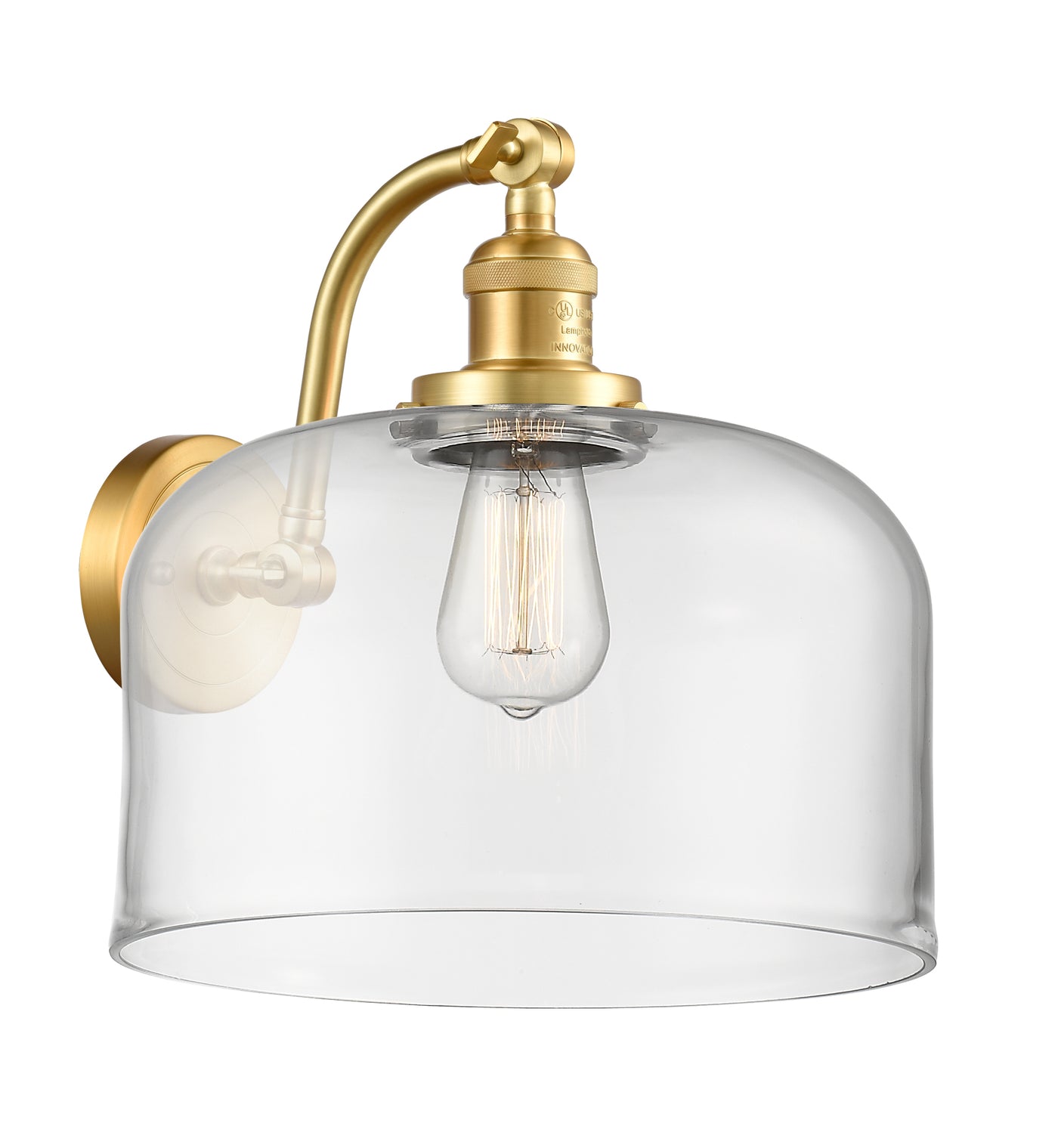 Franklin Restoration Sconce Cast Brass Style
