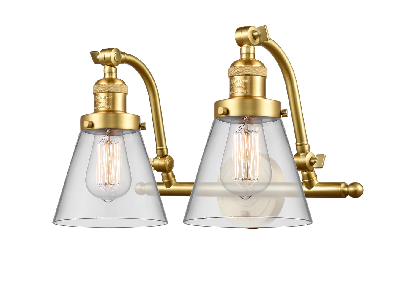 Franklin Restoration Brass Bath Vanity Light