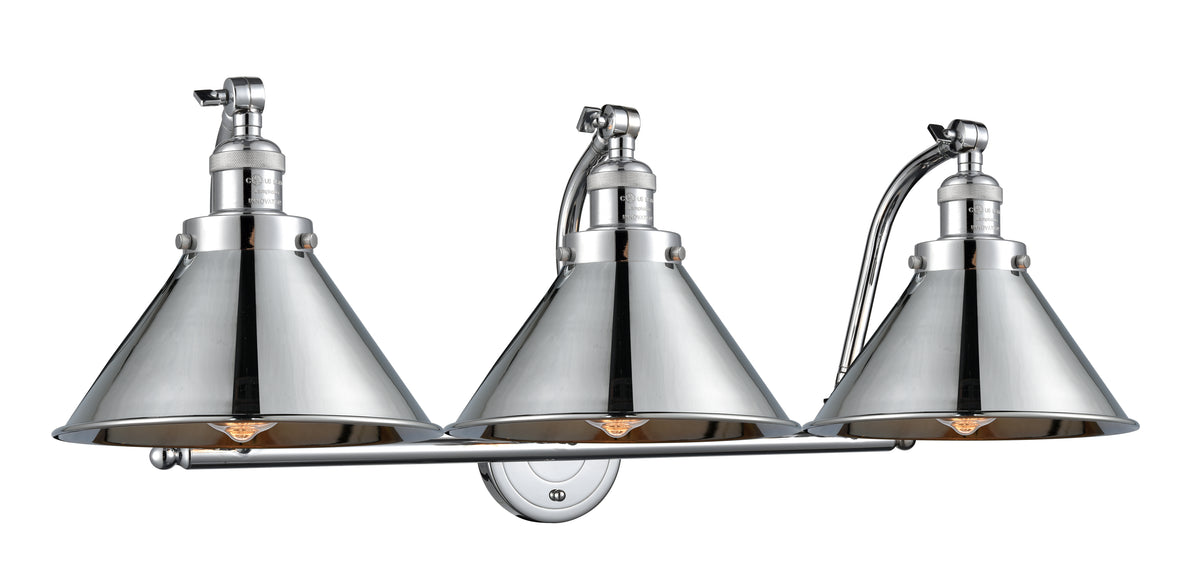Briarcliff 28-Inch 3-Light Bath Vanity Light with LED Bulbs