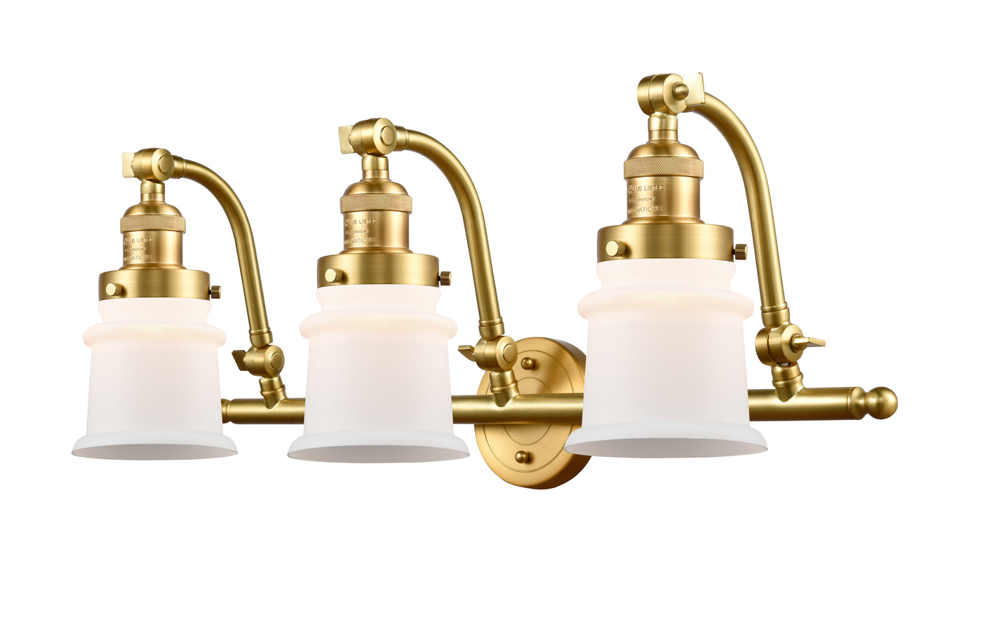 Franklin Restoration Vanity Light Cast Brass