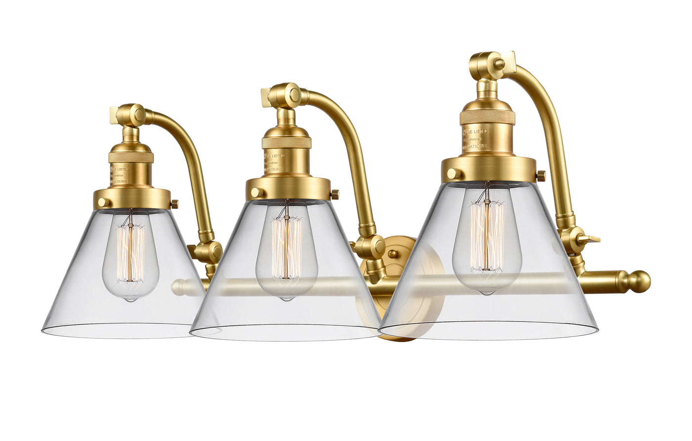 Franklin Restoration Bathroom Light Cast Brass