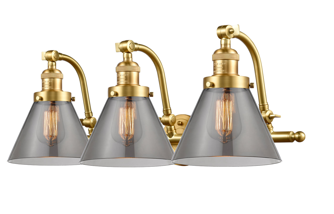 Franklin Restoration Vanity Light Cast Brass