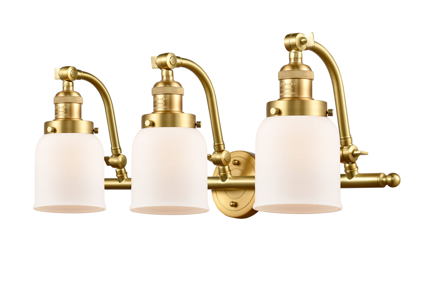 Franklin Restoration Vanity Cast Brass Dimmable