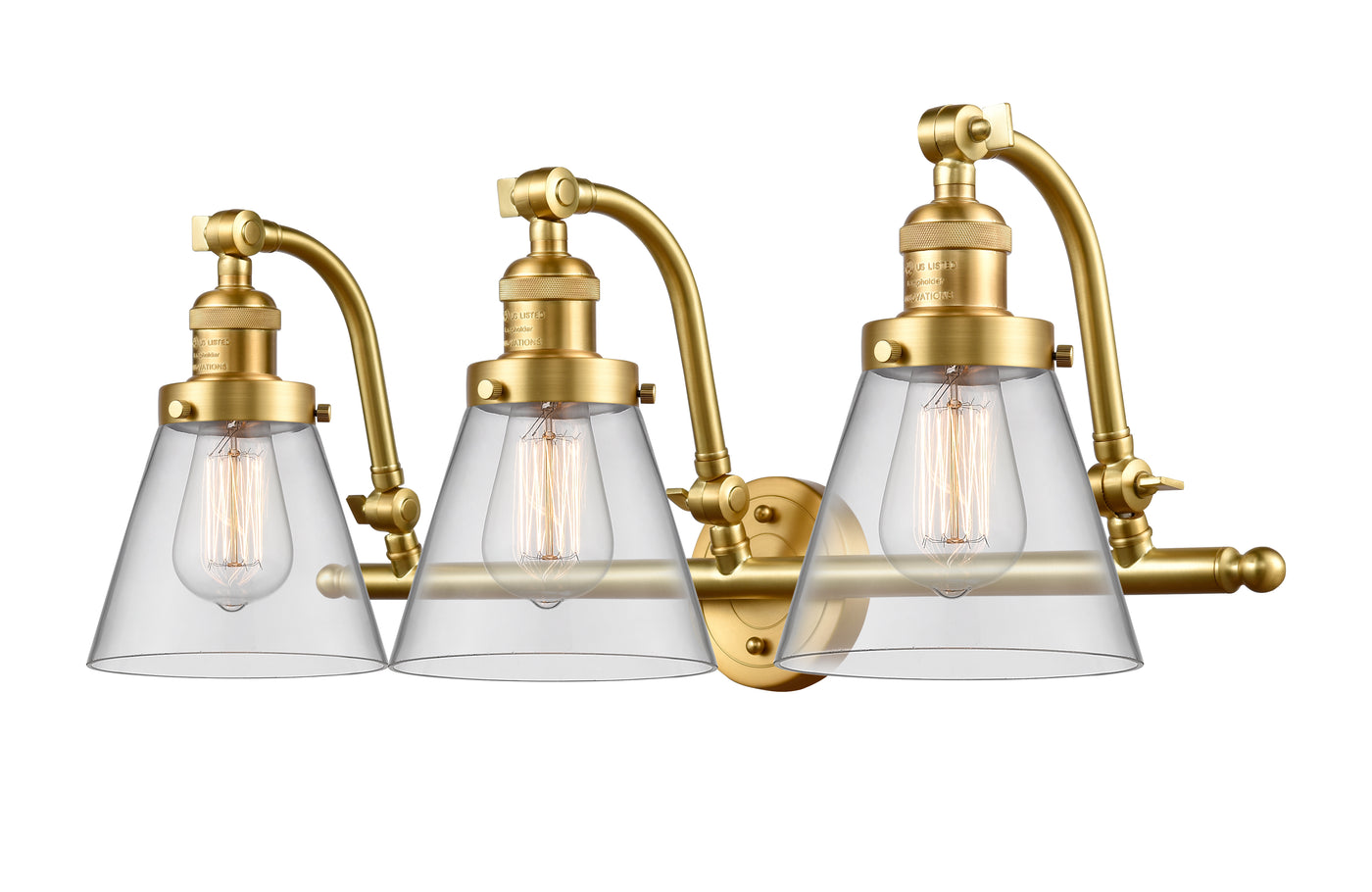 Franklin Restoration Bath Vanity Light Brass