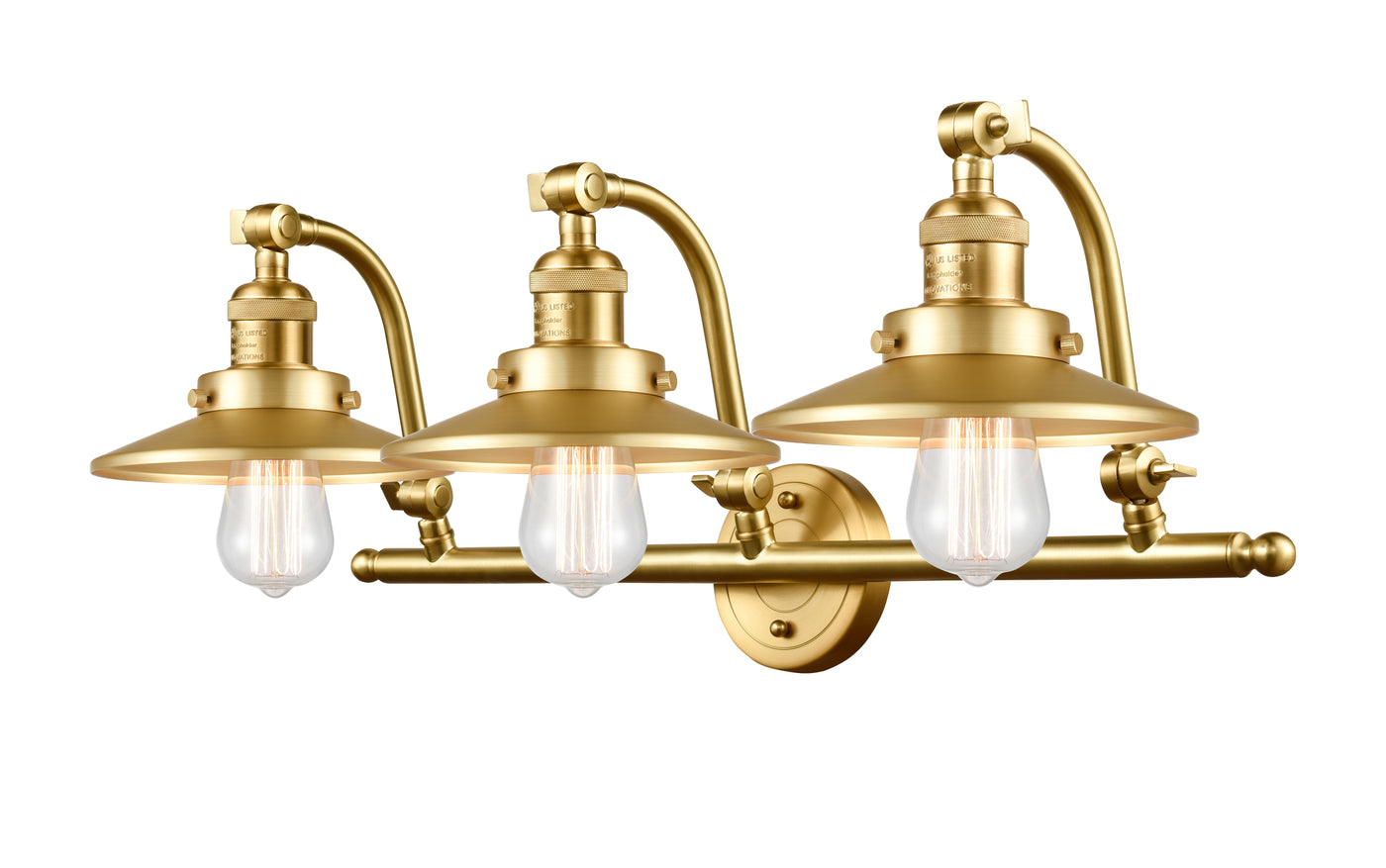 Franklin Restoration Traditional, Industrial, Farmhouse, Restoration-Vintage Railroad Bath Vanity Light