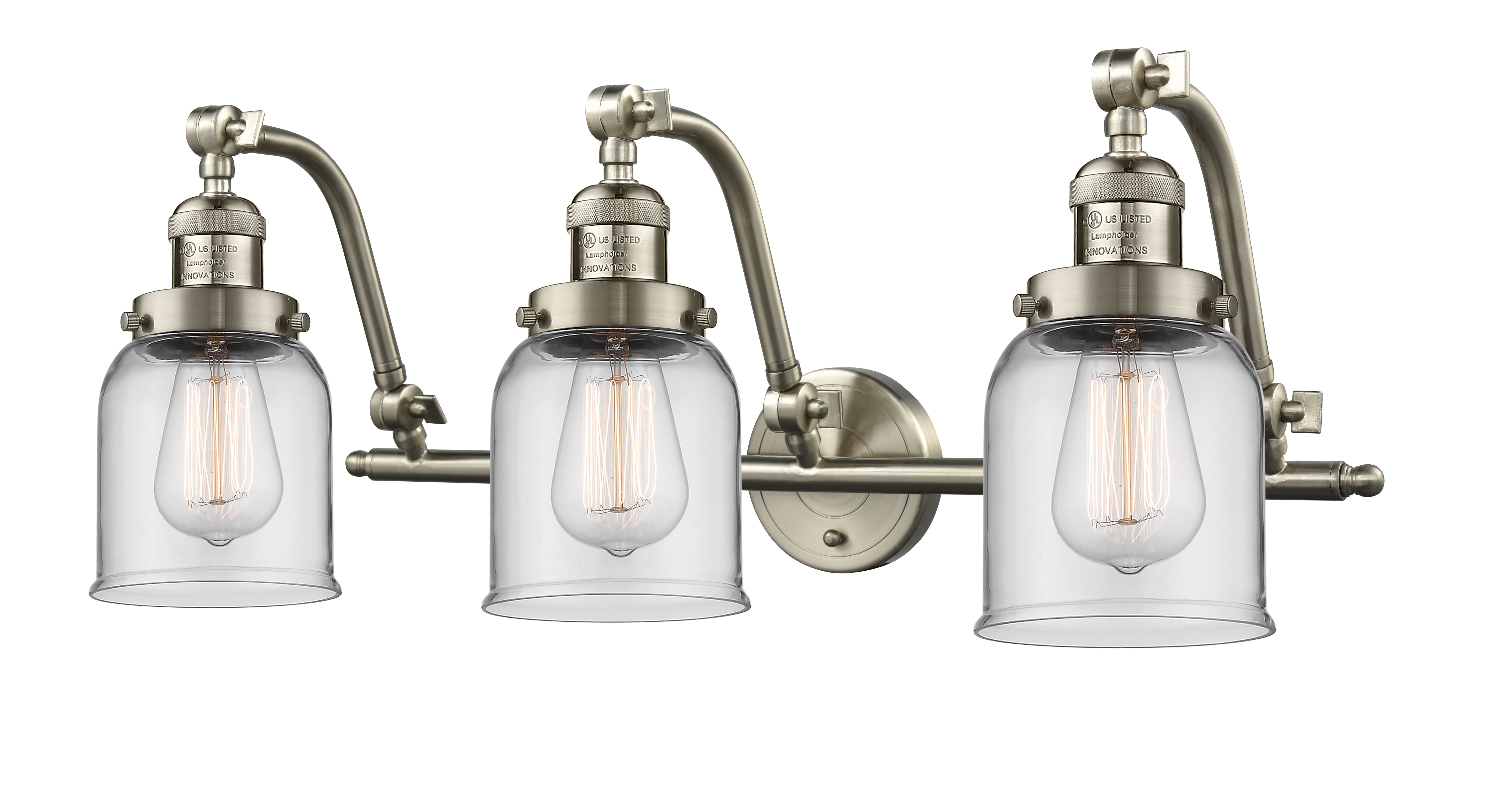 Franklin Restoration Vanity Cast Brass Dimmable