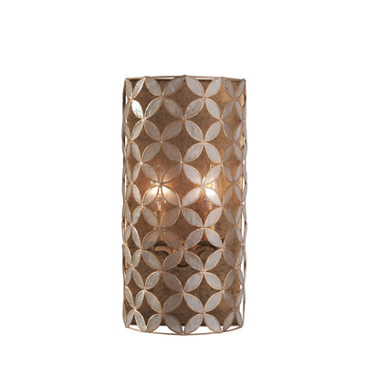8'' Maurelle 2 Light Oxidized Gold Leaf Wall Sconce