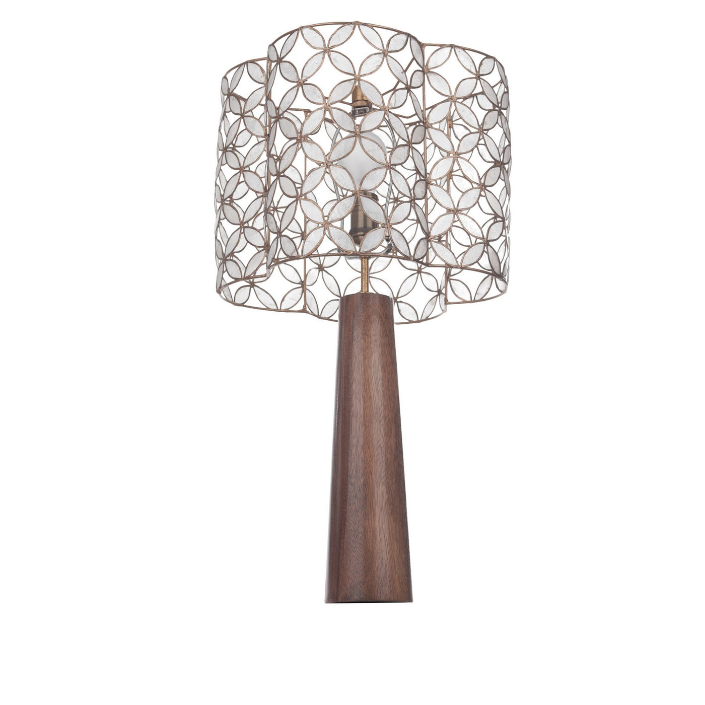 26'' Maurelle 1 Light Oxidized Gold Leaf Table Lamp