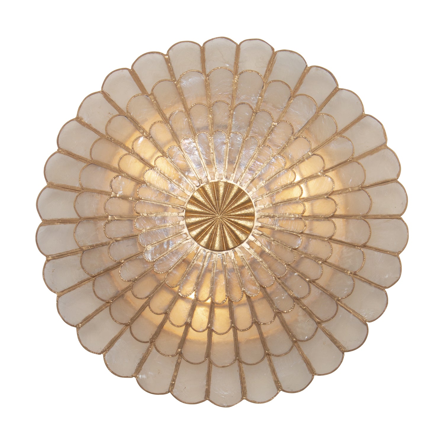 14'' Samal 3 Light Oxidized Gold Leaf Wall Sconce