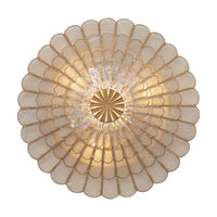 14'' Samal 3 Light Oxidized Gold Leaf Wall Sconce