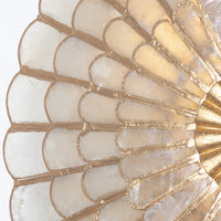 14'' Samal 3 Light Oxidized Gold Leaf Wall Sconce
