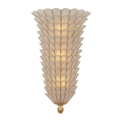 11'' Samal 3 Light Oxidized Gold Leaf Wall Sconce