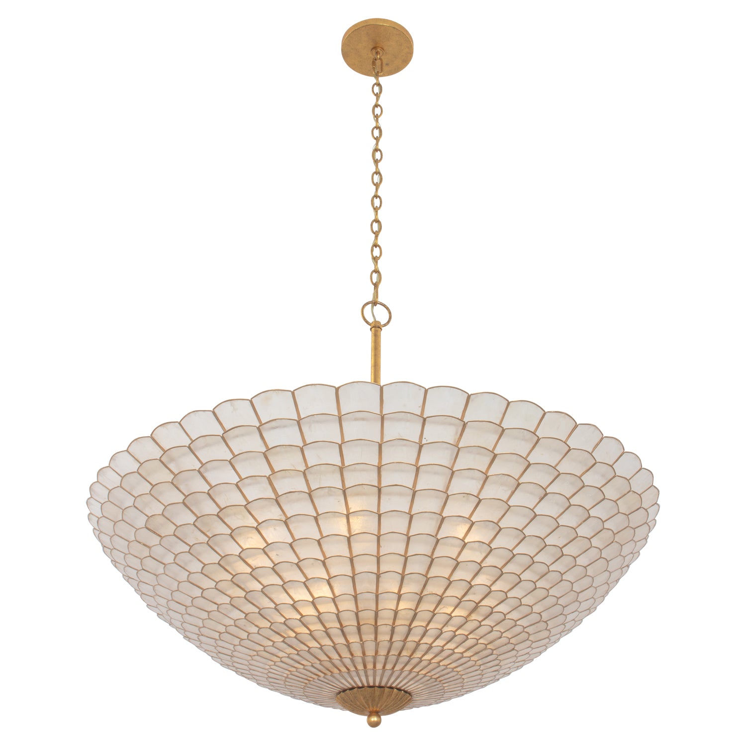 14.5'' Samal 12 Light Oxidized Gold Leaf Chandelier