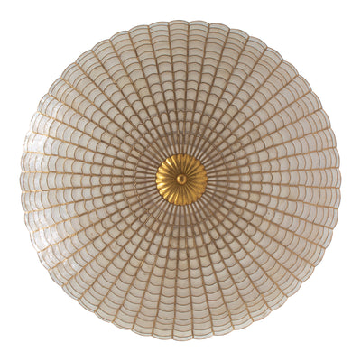 14.5'' Samal 12 Light Oxidized Gold Leaf Chandelier