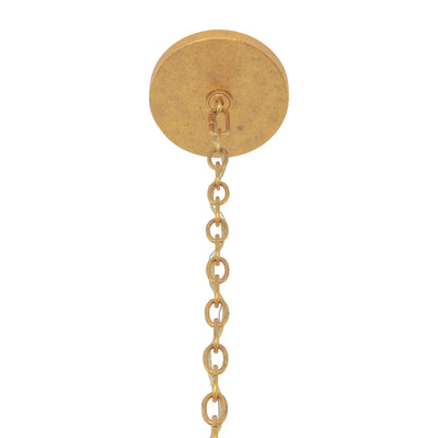 14.5'' Samal 12 Light Oxidized Gold Leaf Chandelier
