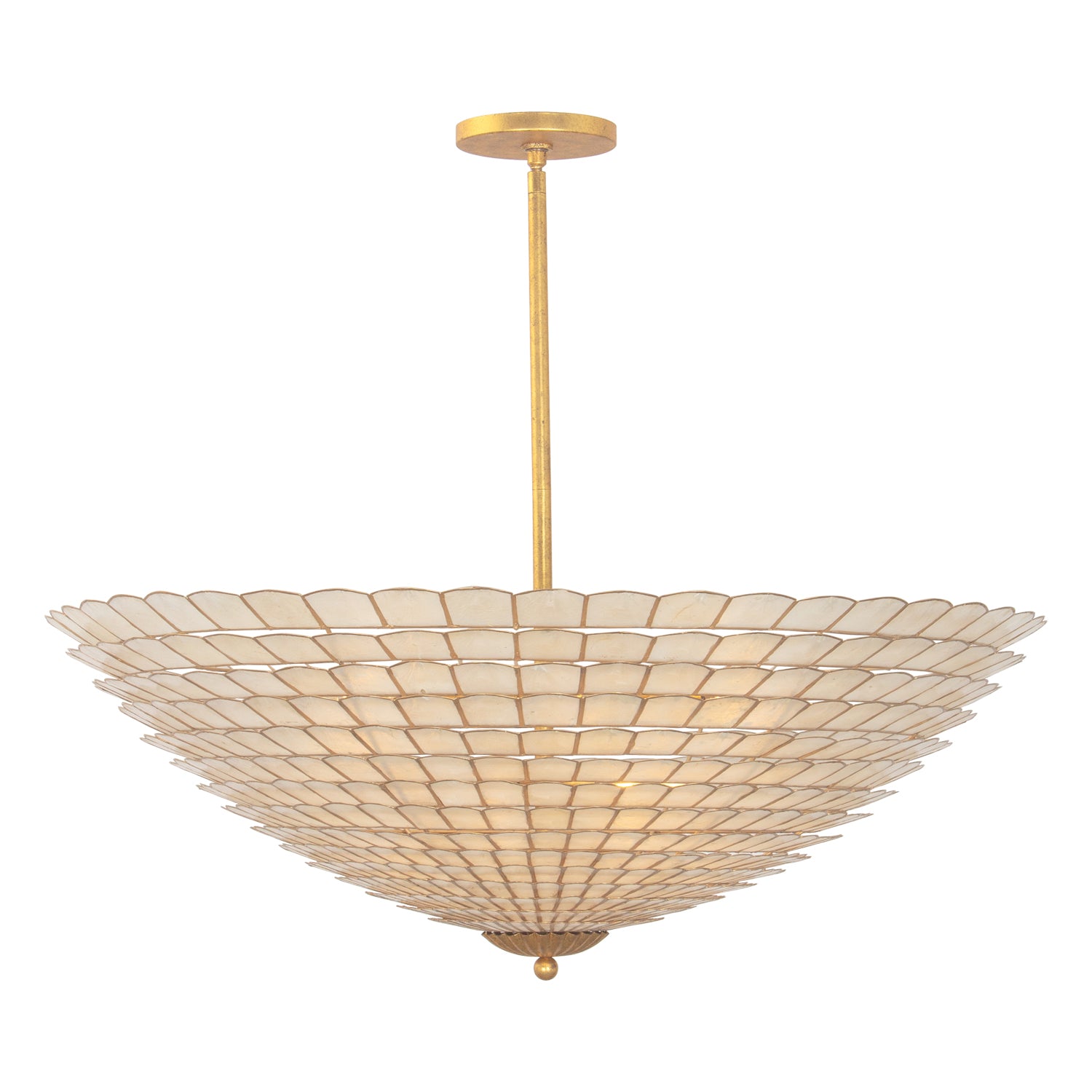 14.5'' Samal 12 Light Oxidized Gold Leaf Chandelier