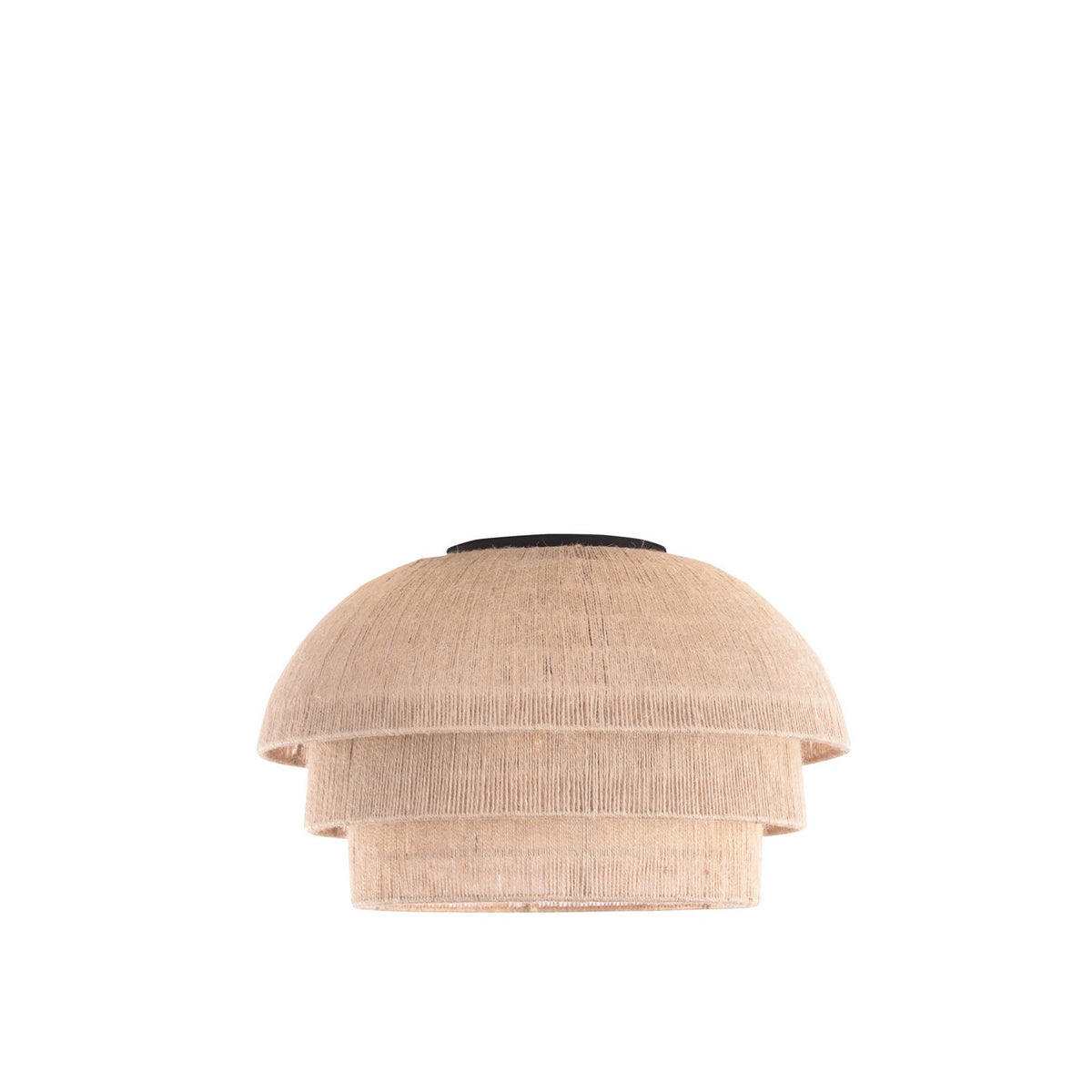 10'' Seychelles 1 Light Matte Black Flush Mount