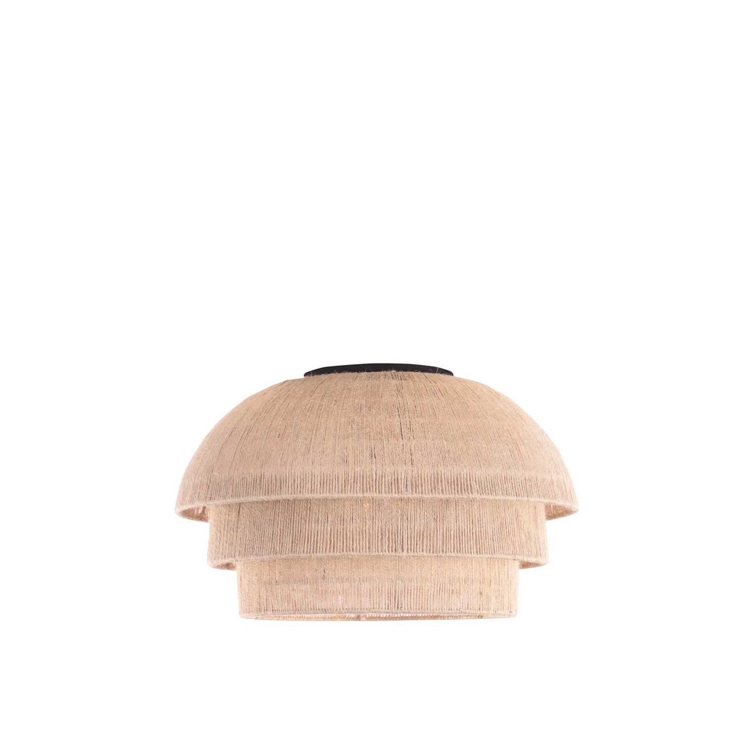 10'' Seychelles 1 Light Matte Black Flush Mount
