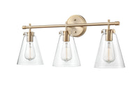 27'' Aliza Modern Gold 3 Light Bath Vanity