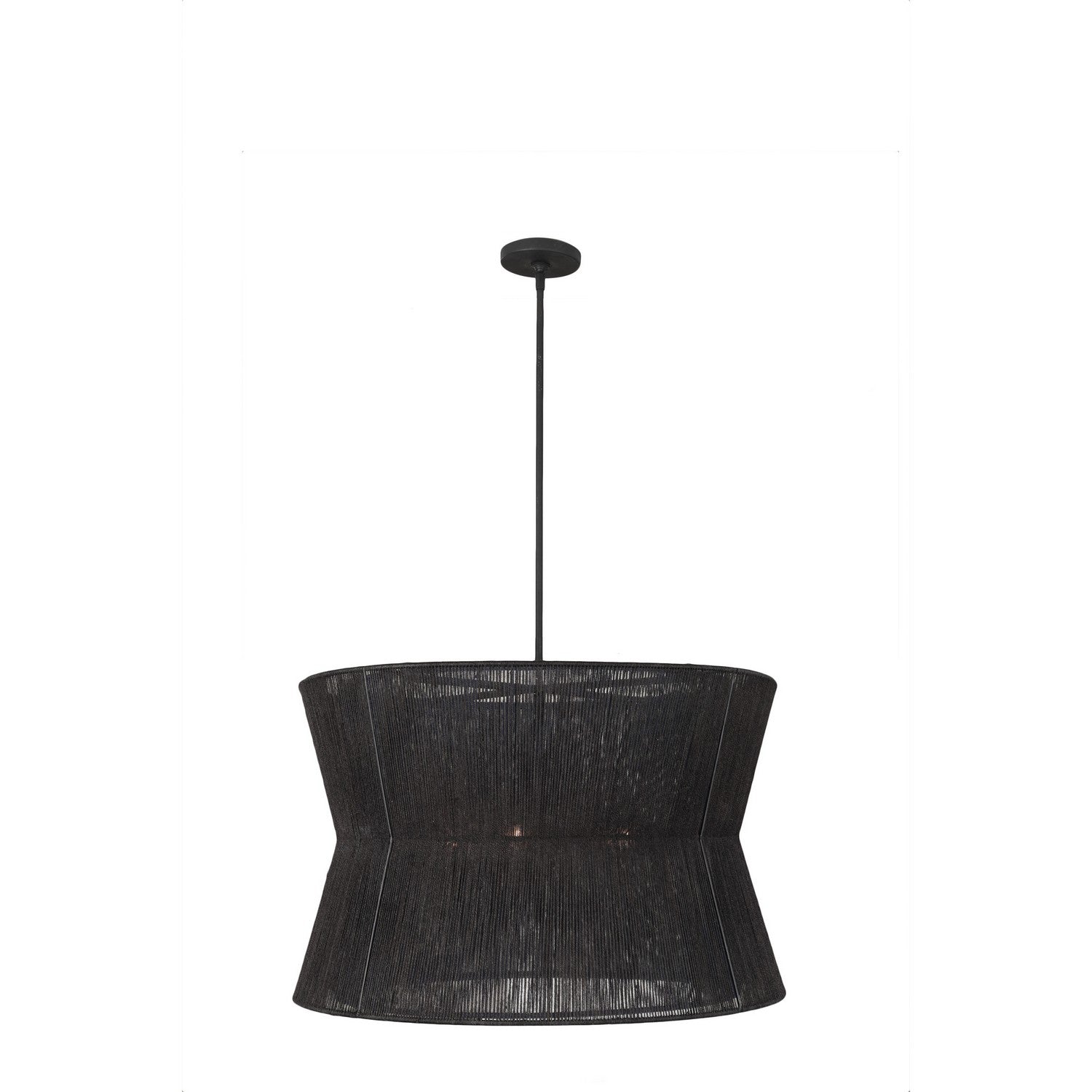 27'' Madura 6 Light Matte Black Pendant