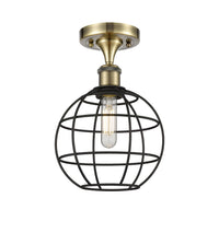 Ballston Semi-Flush Mount Brushed Satin Nickel