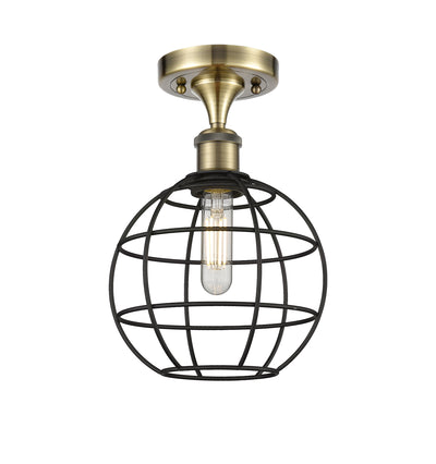 Ballston Semi-Flush Mount Brushed Satin Nickel