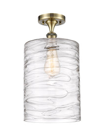 Ballston Semi-Flush Mount White Chrome