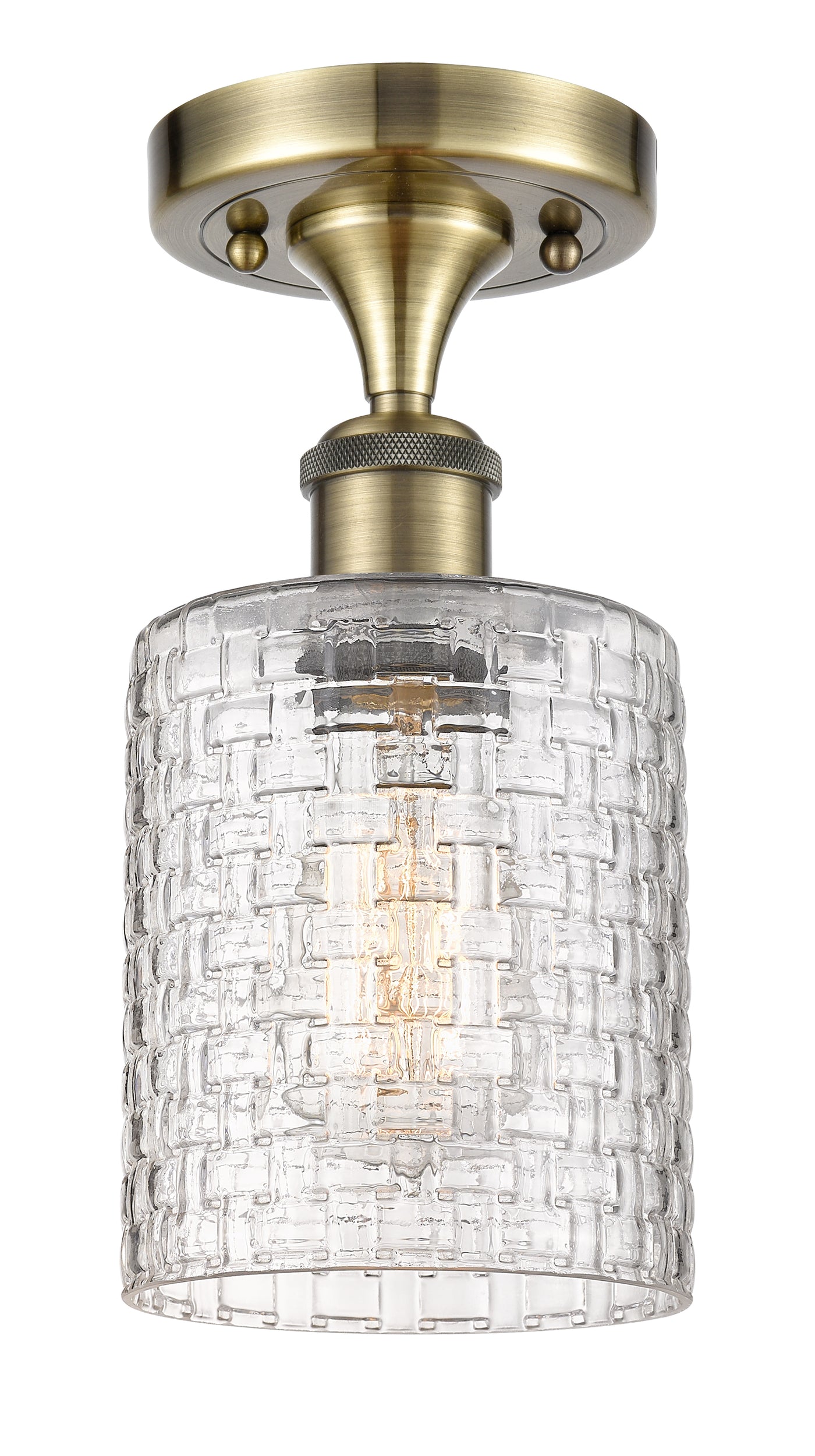 Ballston Semi-Flush Mount - Polished Chrome Finish