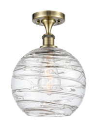 Ballston Semi-Flush Mount White Finish