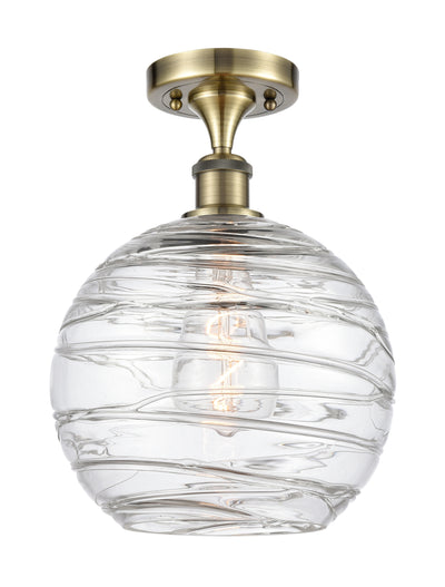 Ballston Semi-Flush Mount White Finish