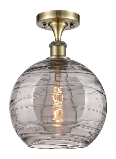 Ballston Semi-Flush Mount White Finish