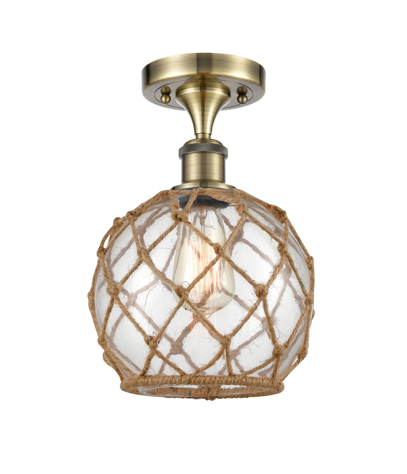 Ballston Semi-Flush Mount Polished Chrome