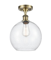 Ballston Semi-Flush Mount White Chrome