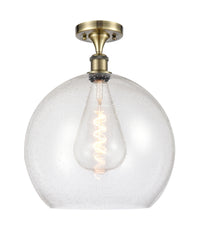 Ballston Semi-Flush Mount White Finish