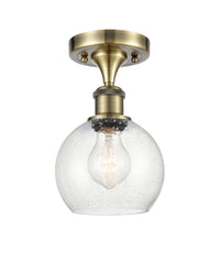 Ballston Semi-Flush Mount White Chrome