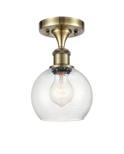 Ballston Semi-Flush Mount White Chrome