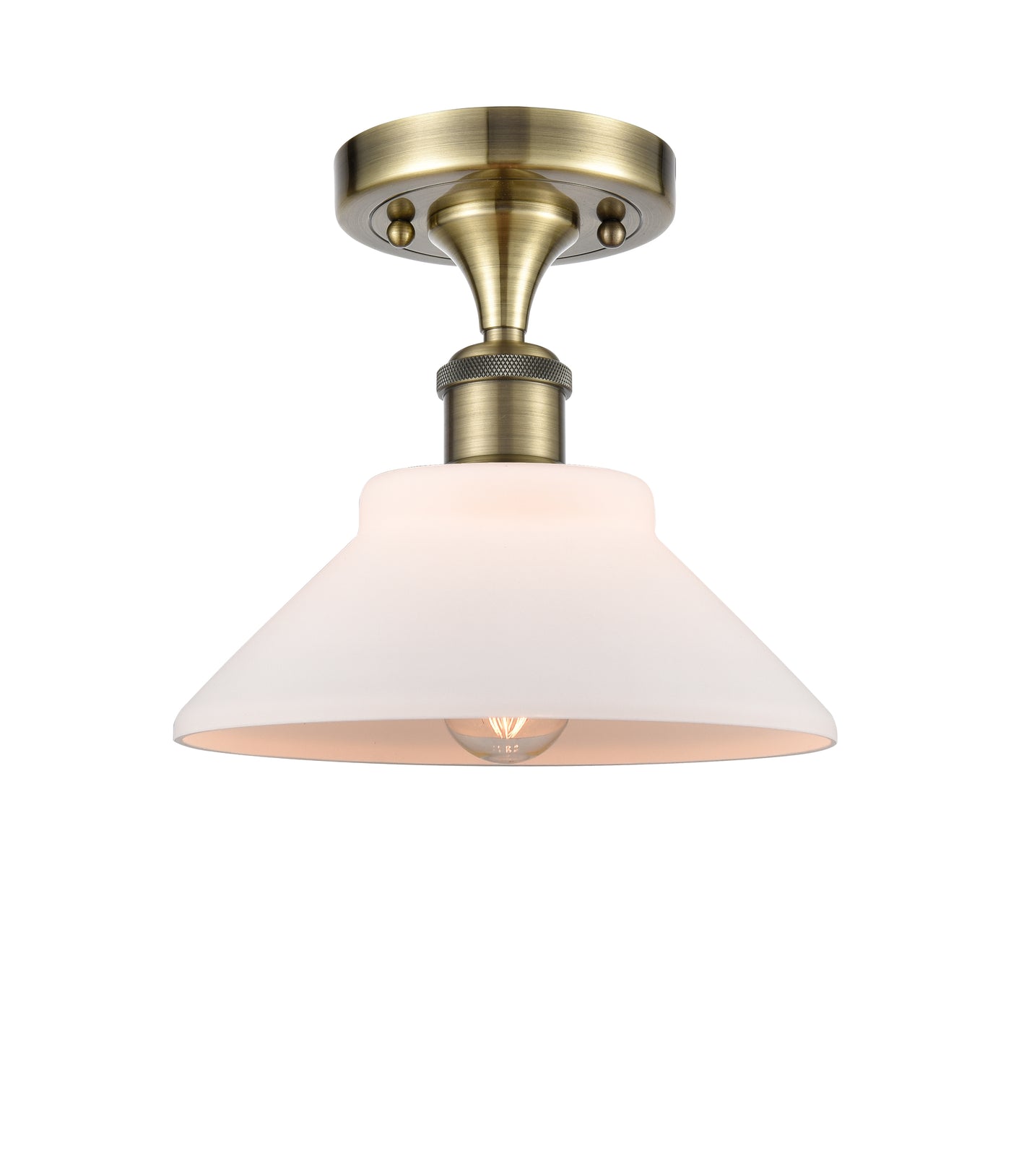 Ballston Semi-Flush Mount Clear Glass