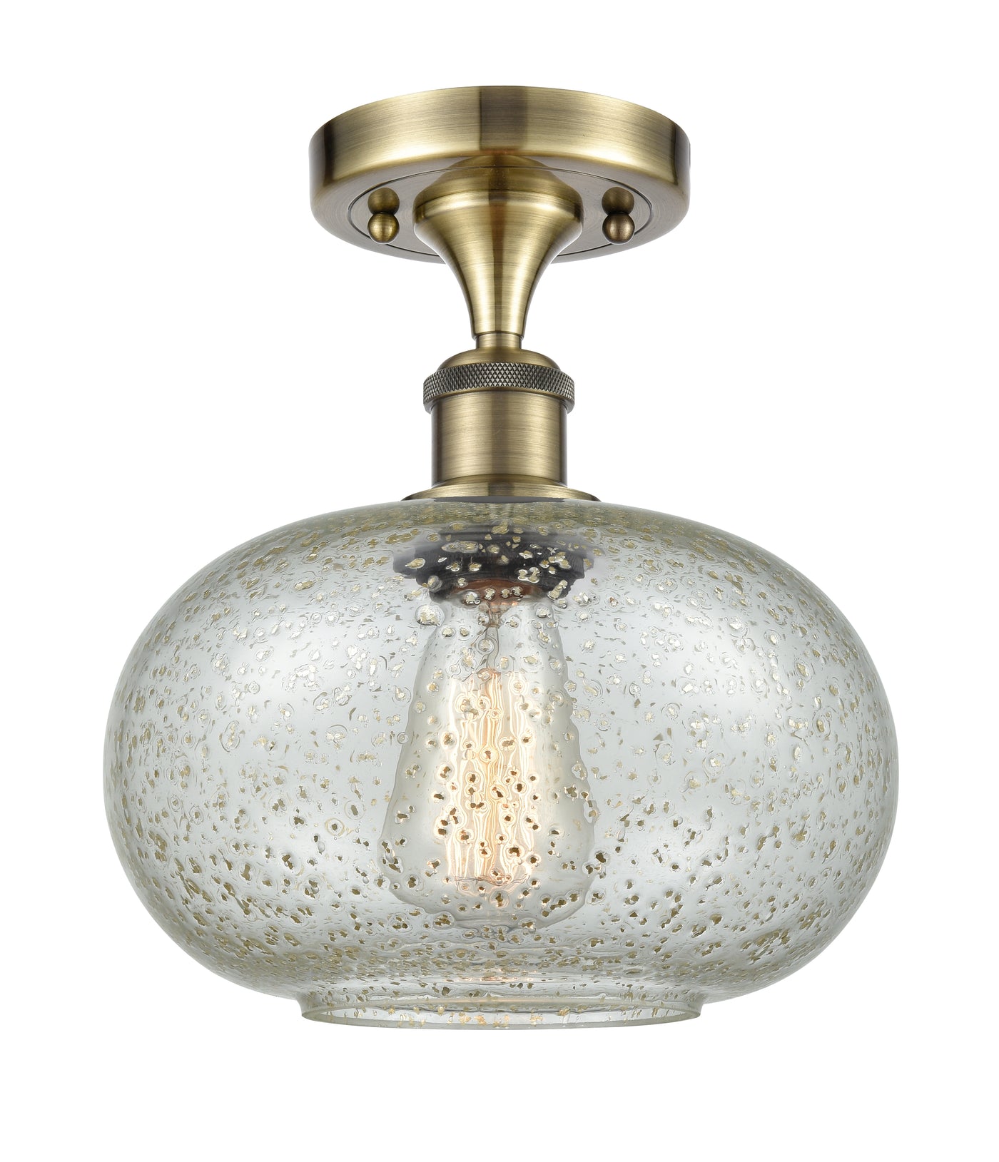 Ballston Semi-Flush Mount - Hand-Blown Glass Shade