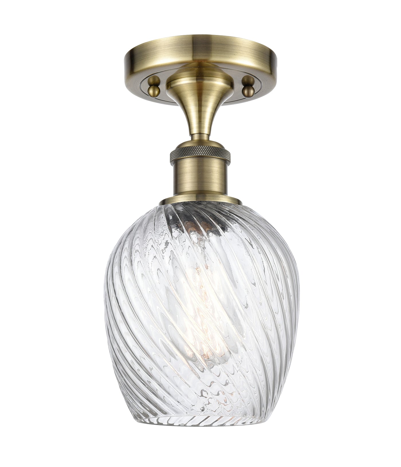 Ballston Semi-Flush Mount - Elegant Cast Brass