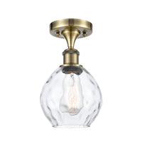 Ballston Semi-Flush Mount Cast Brass Steel
