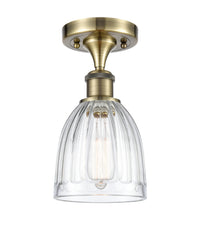 Ballston Semi-Flush Mount Cast Brass