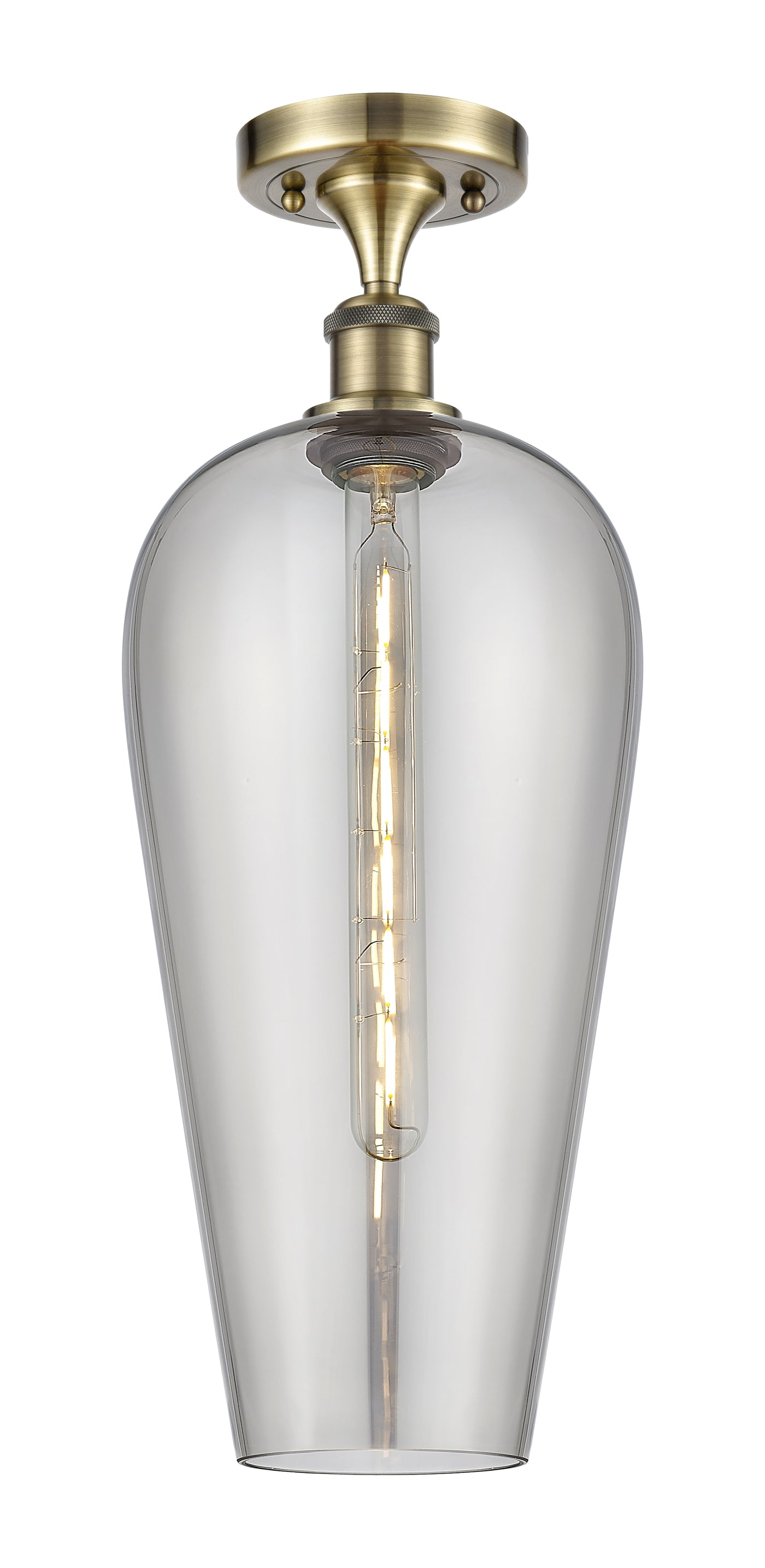 Ballston Semi-Flush Mount Brushed Nickel