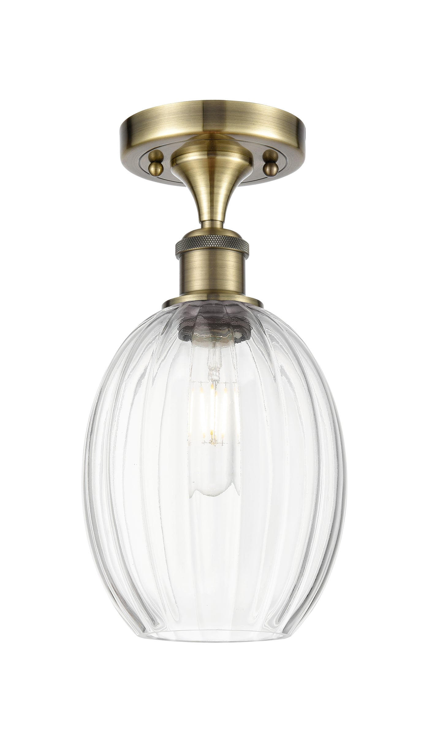 Ballston Semi-Flush Mount Brushed Nickel