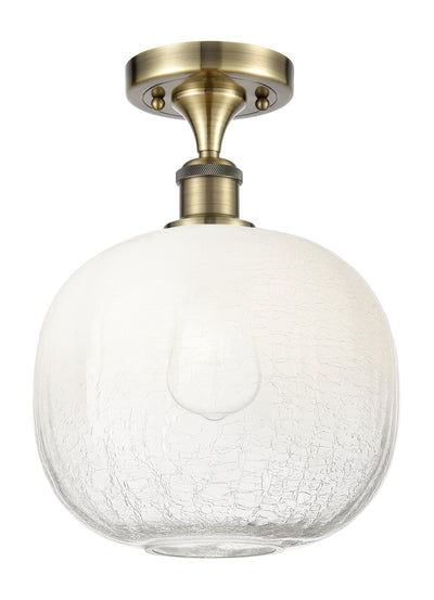 Ballston Semi-Flush Mount Satin Nickel