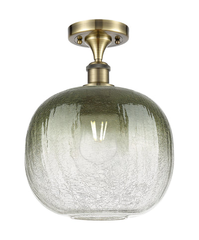 Ballston Semi-Flush Mount Satin Nickel