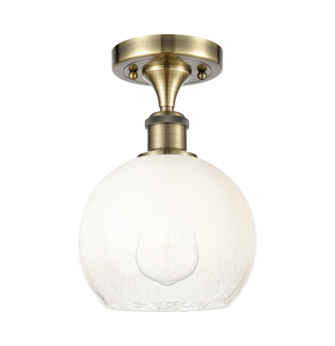 Ballston Semi-Flush Brushed Satin Nickel