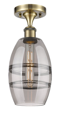 Ballston Semi-Flush Mount White Chrome