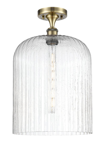 Ballston Semi-Flush Mount White Chrome
