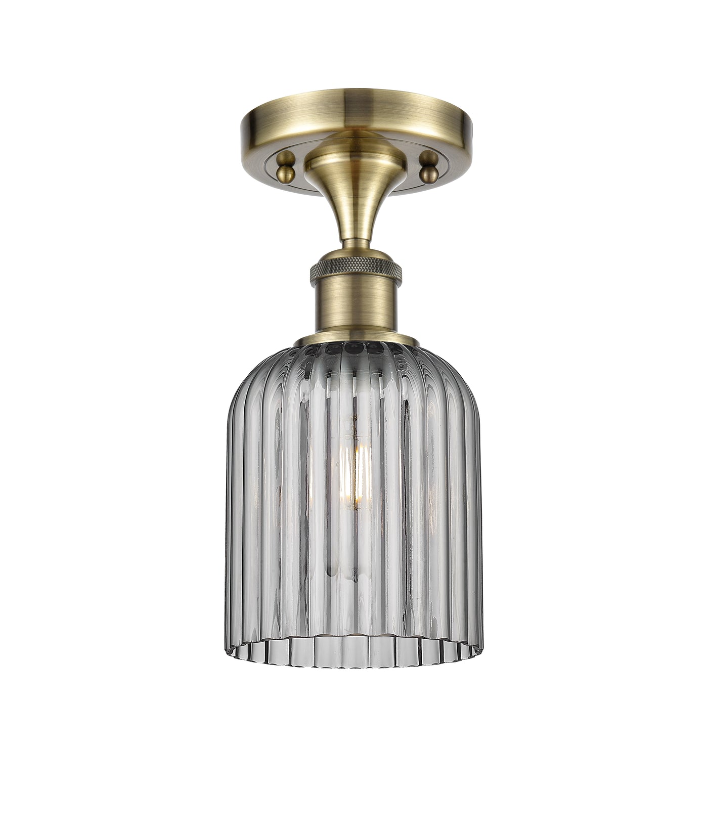 Ballston Semi-Flush Mount Brushed Satin Nickel